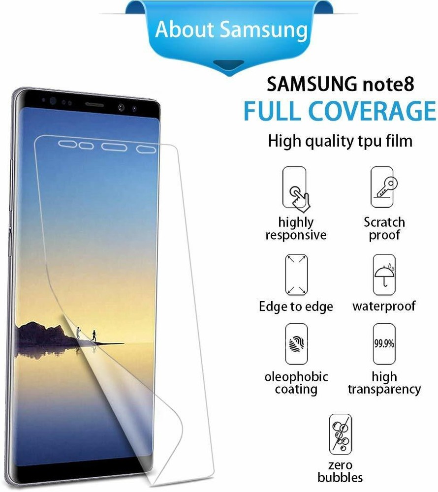 2-Pack HYDROGEL Screen Protector Samsung Galaxy S20 Ultra S10 S9 S8 Plus Note 20