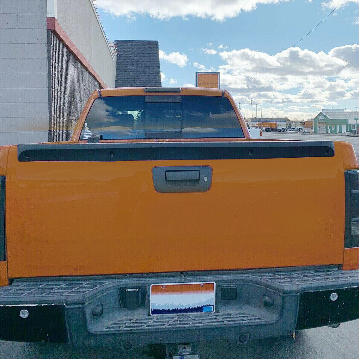 For 07-14 Chevy Silverado GMC Sierra Tailgate Top Protector Spoiler Cap Molding