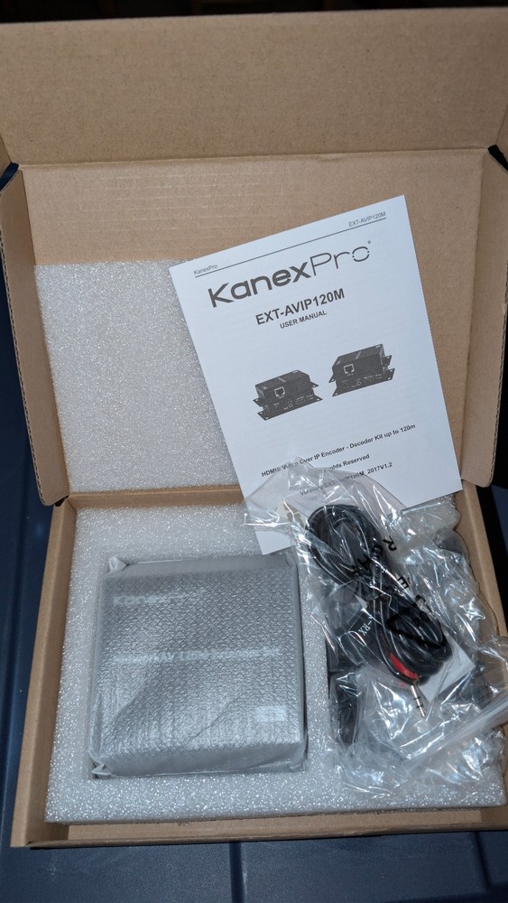 KanexPro NetworkAV 120M Extender Set EXT-AVIP120M
