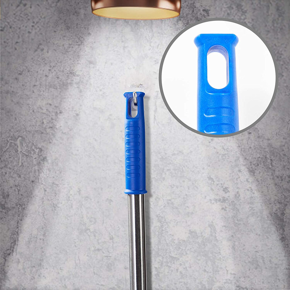 Cobweb Duster with Extension Pole, Washable Cleaning Duster Kit with 2 Duster He