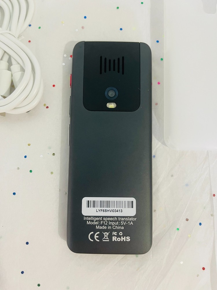 AI Smart Language Intelligent Speech Translator Device Model F12