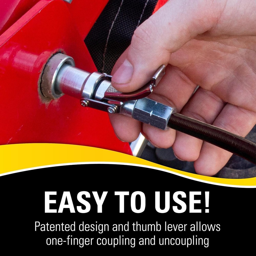 High-Performance LX-1403 Grease Coupler - Leak-Proof & Effortless Release