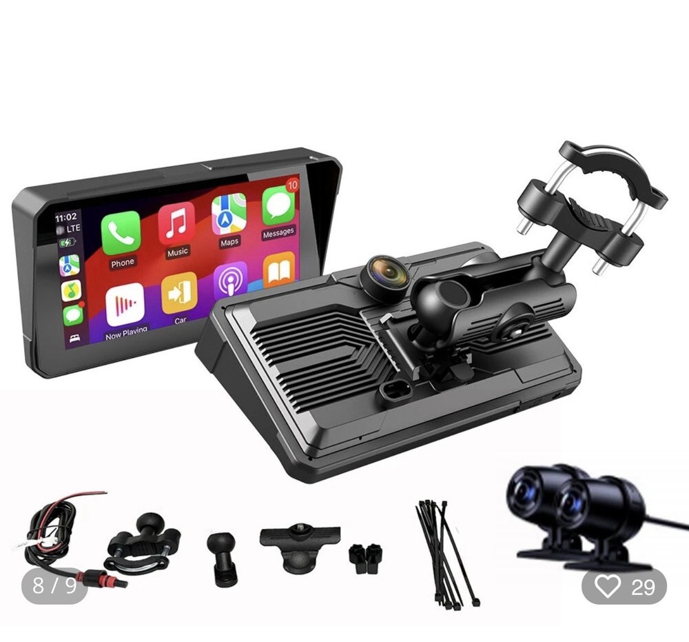 YueHoo Smart Motorcycle Display M792 W/camera And Mounting Hardware