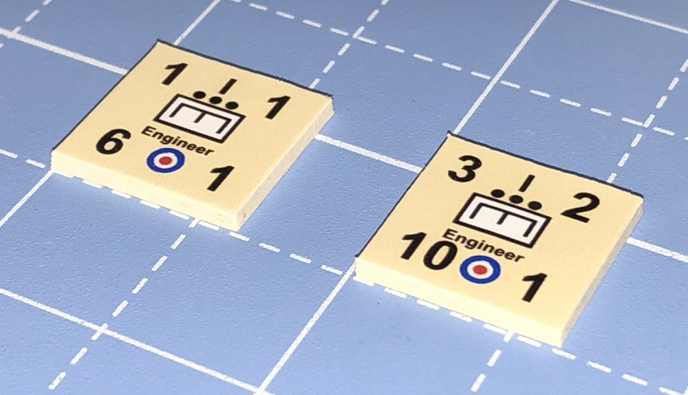 Panzer Leader, British and Commonwealth Engineering Tanks, 60 counters.