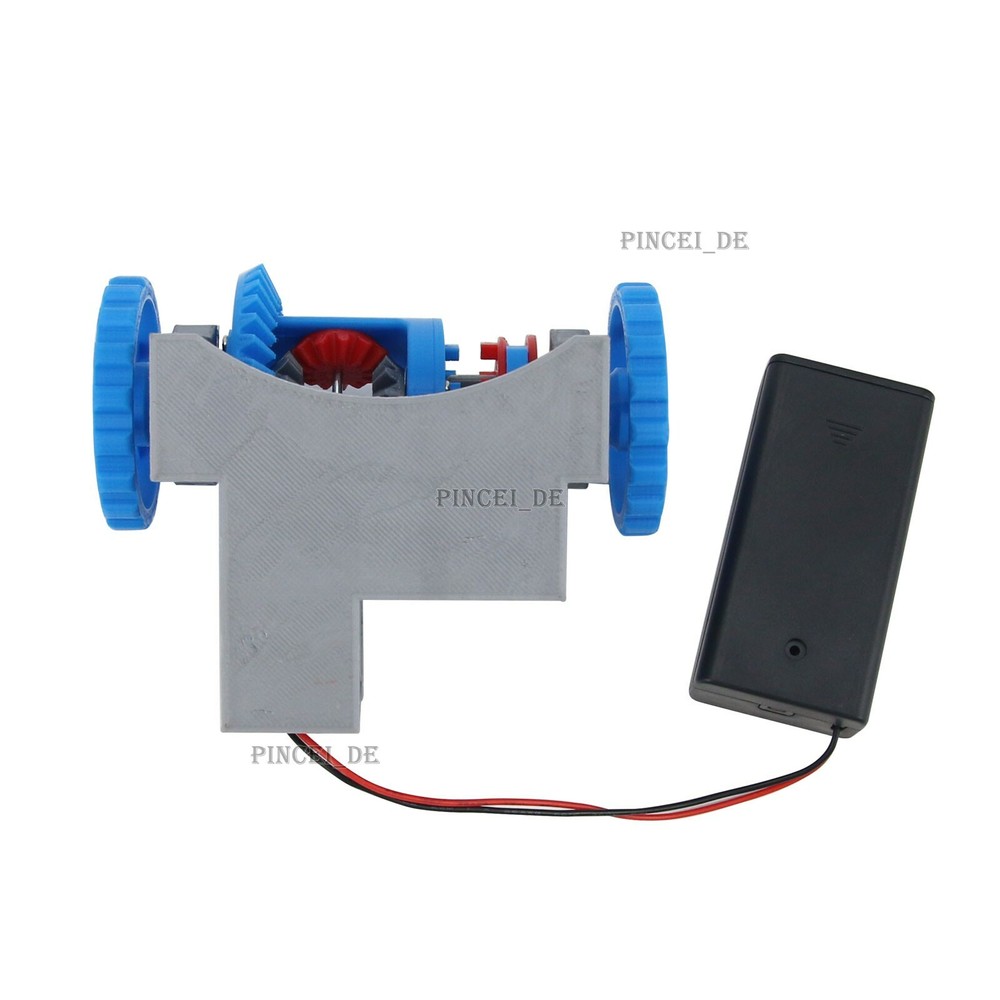 3D Printed Model Differential Mechanism Differential Lock Structure Principle