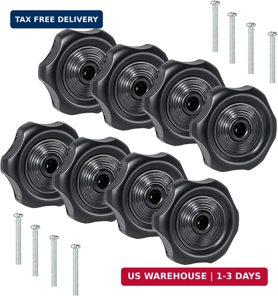 8-Pack 20345 RV Camper Window and Vent Knobs Crank Handle Turn Latch | Higher Qu