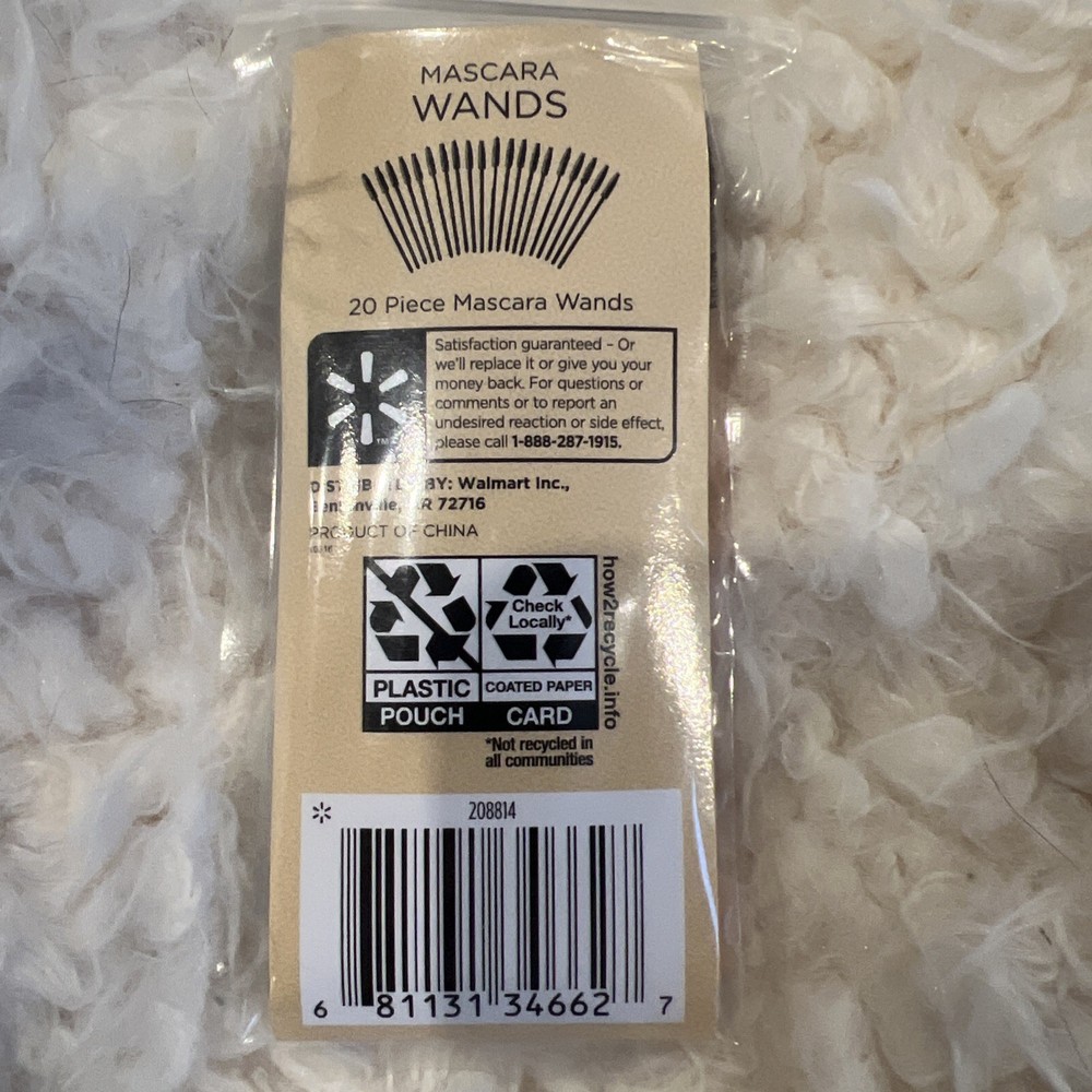 Equate Mascara Wands 20 pack