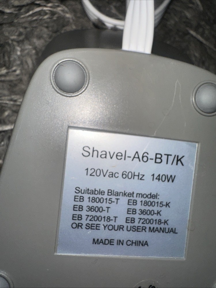 Shavel A6-BT/K Blanket Controller 120Vac 60Hz 140W Replacement Controller