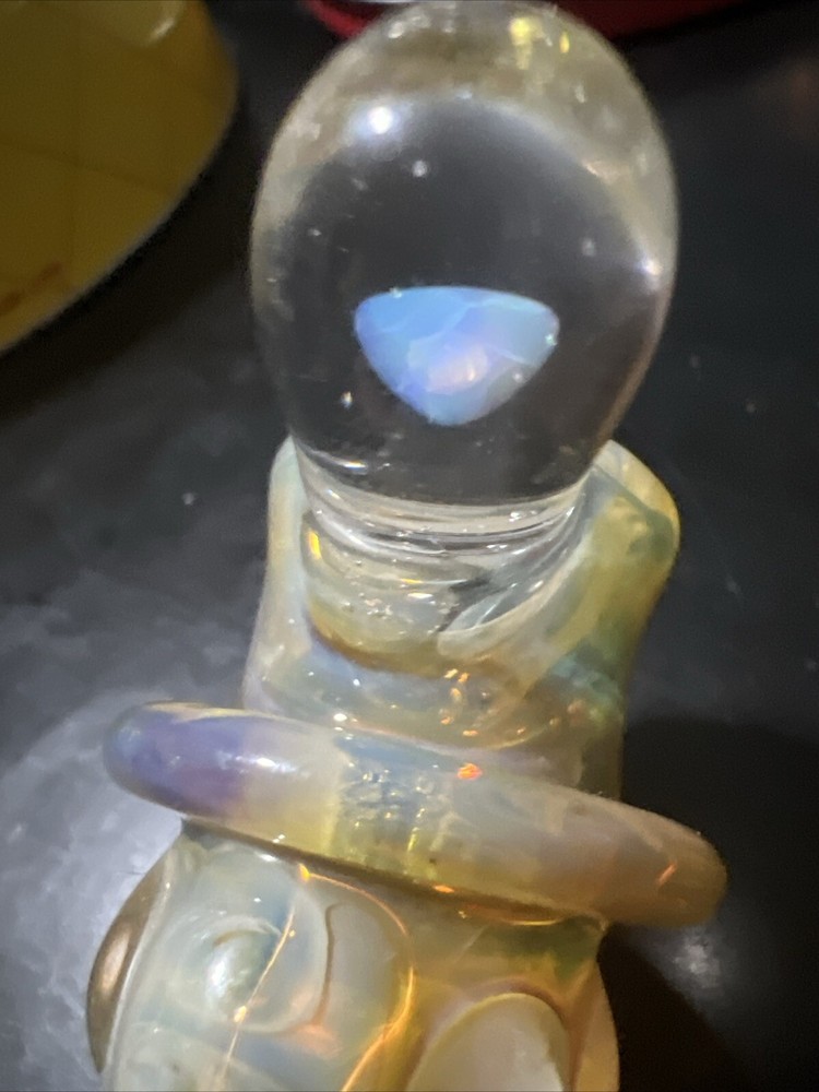Travis Wigger Snodgrass Apprentice Top Hat Fumed 14mm Slide With Custom Mille