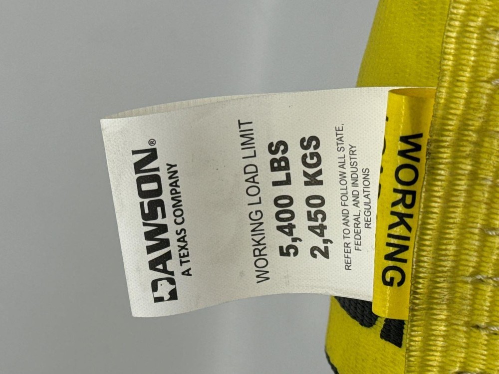 4"X27' Winch Strap with Chain Hook 4 Pack