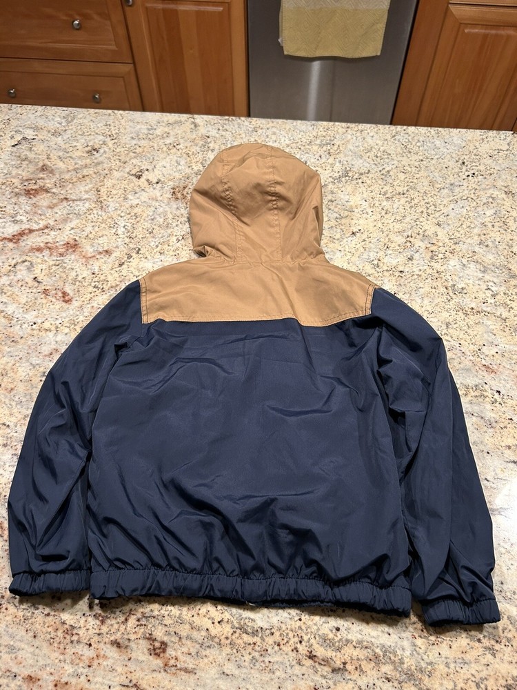 Gymboree Boys Large (10-12) & Medium/Lined (7-8) Hooded Windbreakers (Zip)