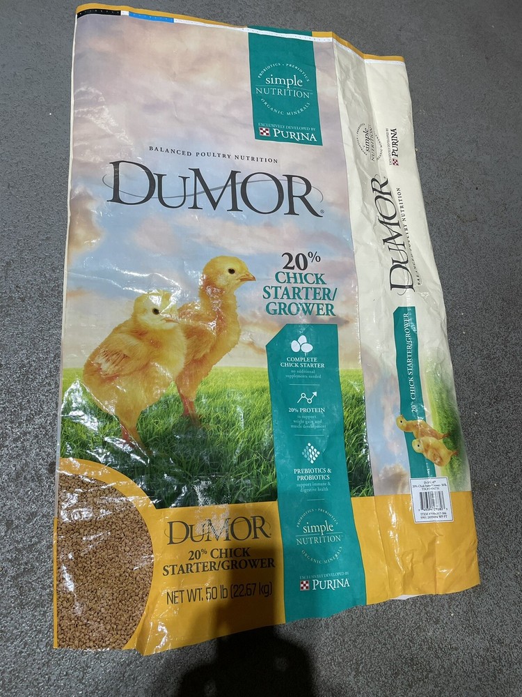 FEED BAG CHICKEN  Poultry 50# empty bag for crafts