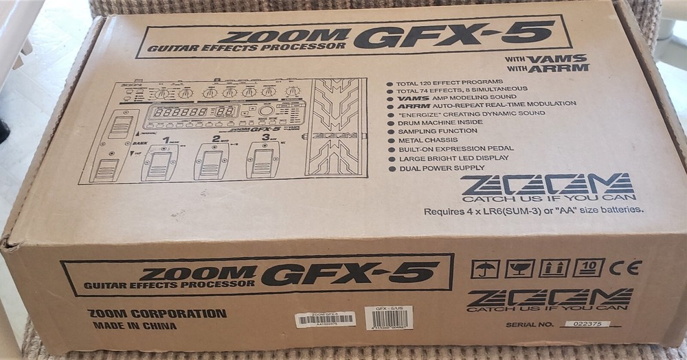 ZOOM GUITAR EFFECT PROSSOR GFX-5