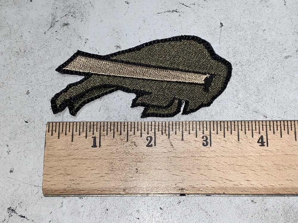CUSTOM MADE Embroidered Buffalo Bills Patch Military Hook and Loop