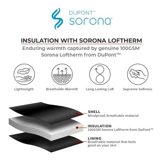 FROST - MOTORCYCLE WARM JACKET BLACK