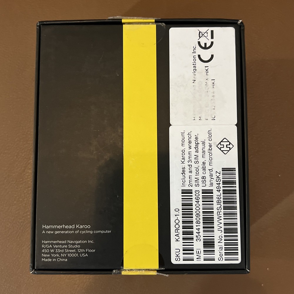 Hammerhead KAROO 1 Cycle GPS Computer!! No Accessories!! Device Only!!