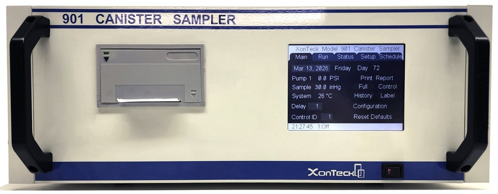XonTeck 901 Programmable Canister Sampler for VOC w/ Pump  Automatic Summa