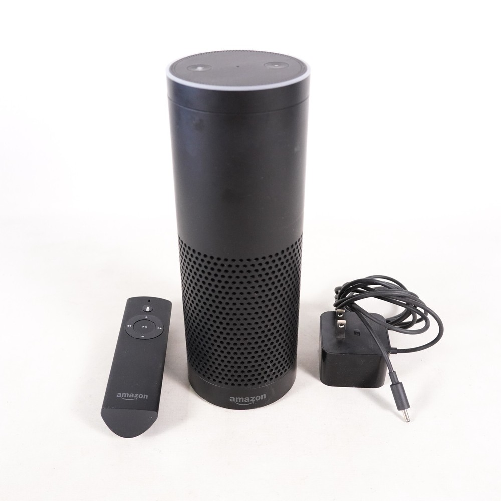Amazon Echo 1st Generation Bluetooth Alexa-Enabled Smart Speaker SK705DI Black