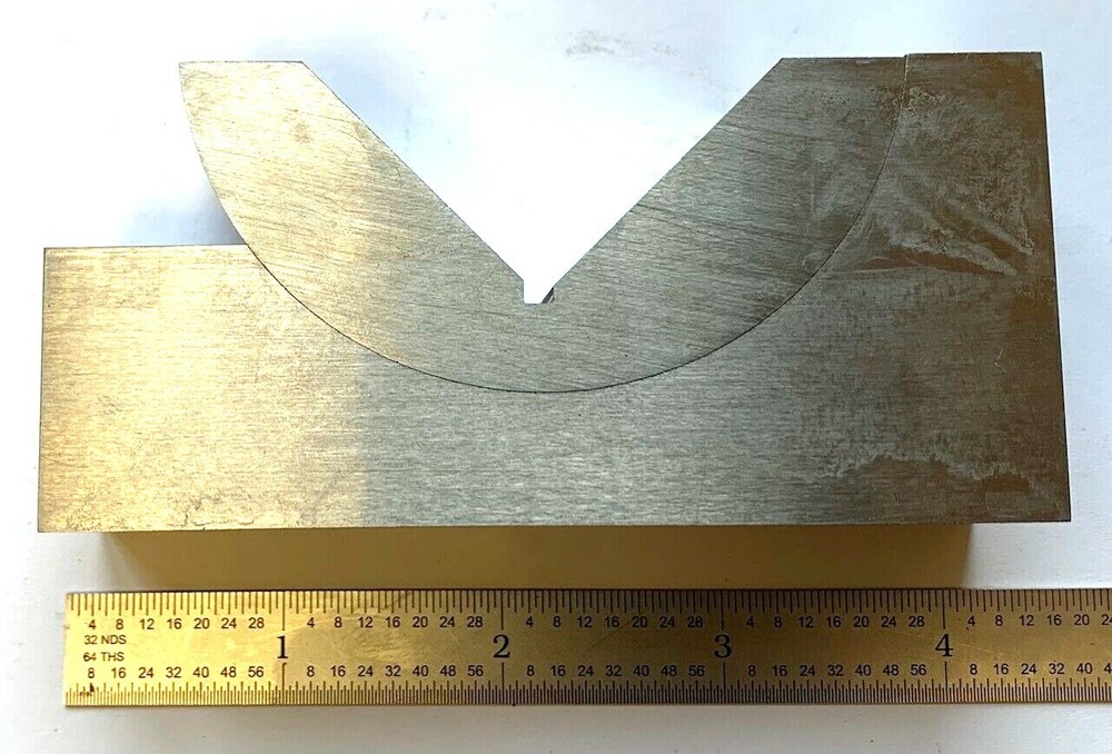 ADJUSTABLE 60 DEG PRECISION ANGLE BLOCK- V-BLOCK - NEW