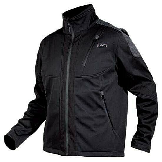 Hard Softshell Jacket LANDBRO-S Black - XHLRSB - Windtech Membrane