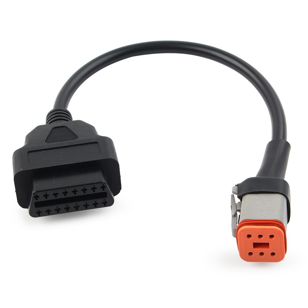 For Harley Davidson 6Pin to OBD2 Diagnostic Tool Code Reader Adapter Cable