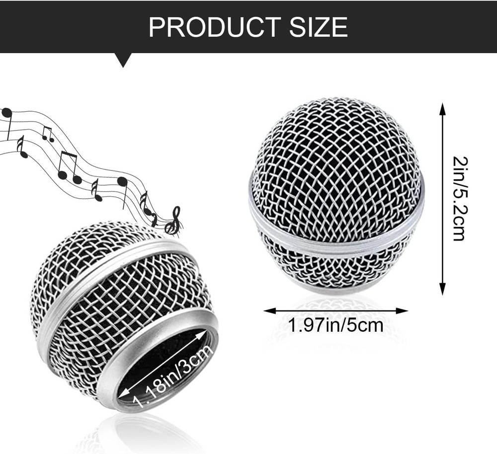 1 PCS Microphone Head Replacement for SM58 – Enhance Your Audio Experience