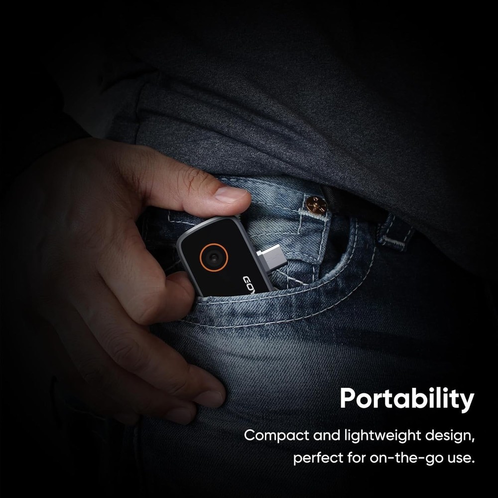 Compact 192x192 Thermal Imaging Camera for Android - Water Leak Detection