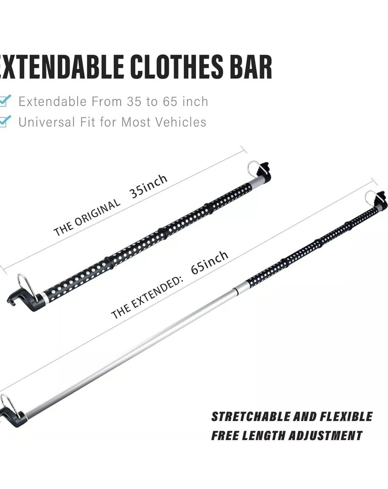 Turtle Wax Expandable Clothes Bar
