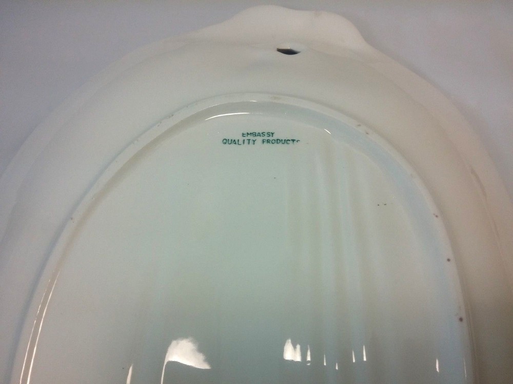 Vintage Platter Plate Serving Tray Embassy Corn