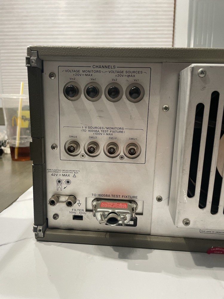 HP 4145A Semiconductor Parameter Analyzer Used Condition Working See Description