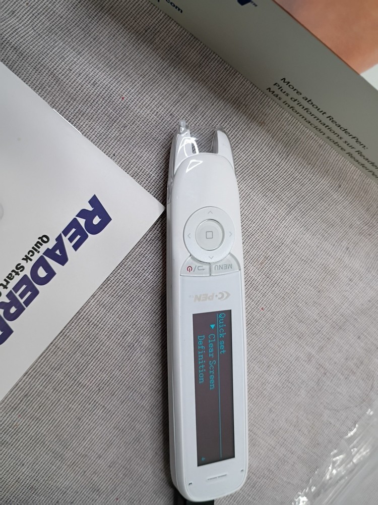 C Pen ReaderPen Text to Speech Reader Pen OCR - Battery doesn't hold charge