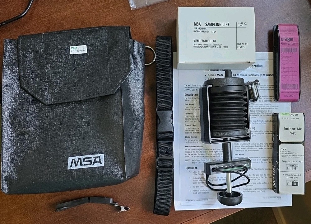 MSA Kwik Draw Gas Detector Pump 487500 BUNDLE