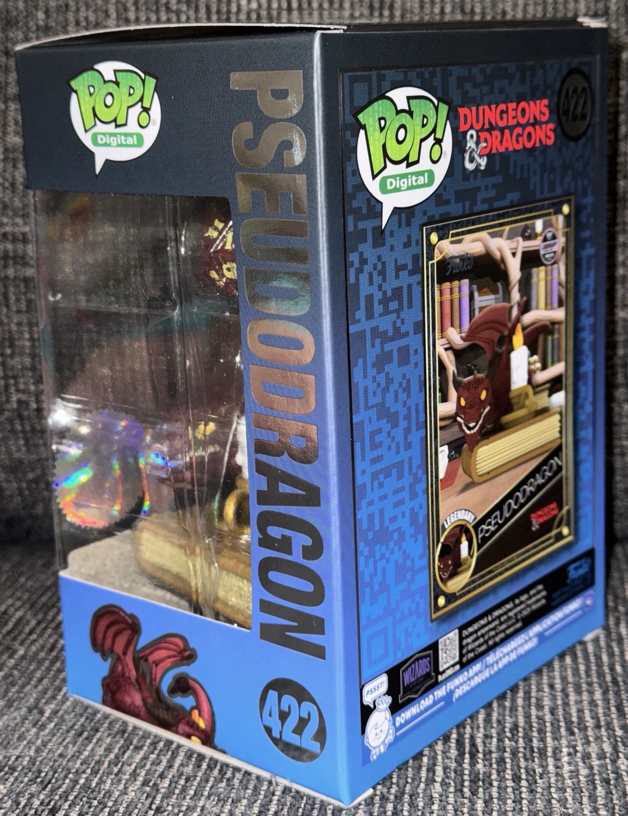 Funko Pop Digital Exclusive Dungeon Dragons Pseudodragon LE 1,324 In Hand