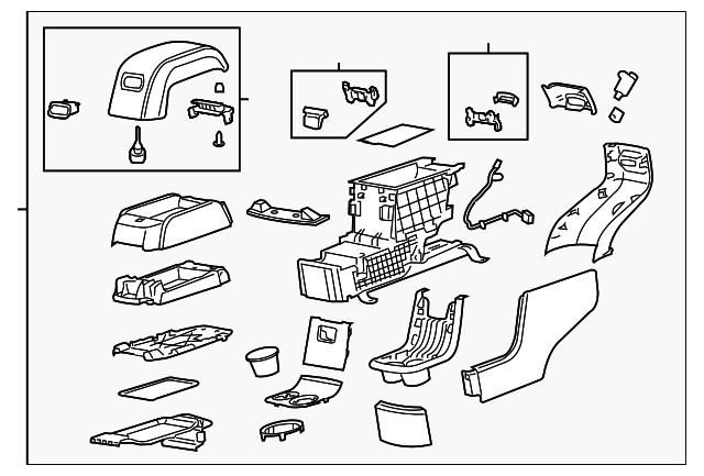 Genuine GM Console Assembly 20958949