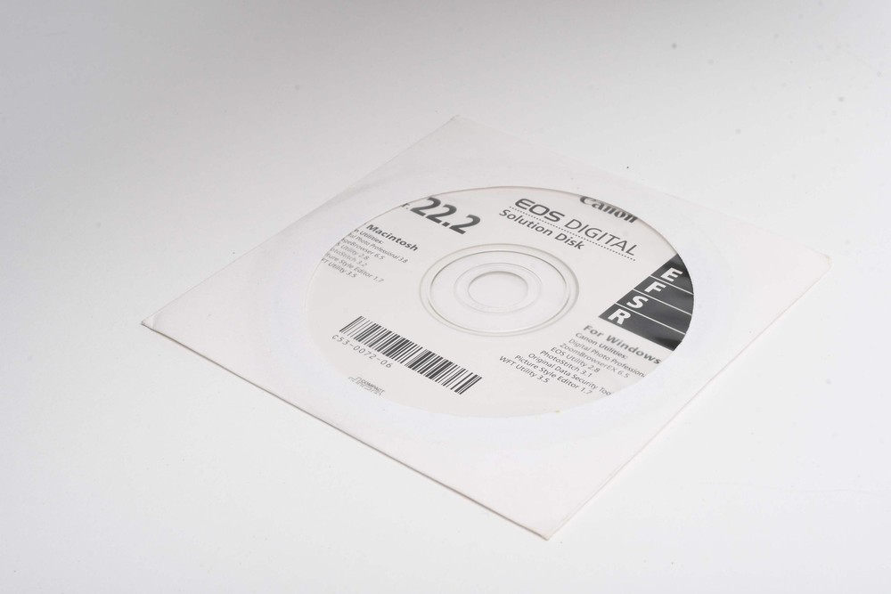 Canon EOS Digital Solution Disc CD Rom Ver. 22.2