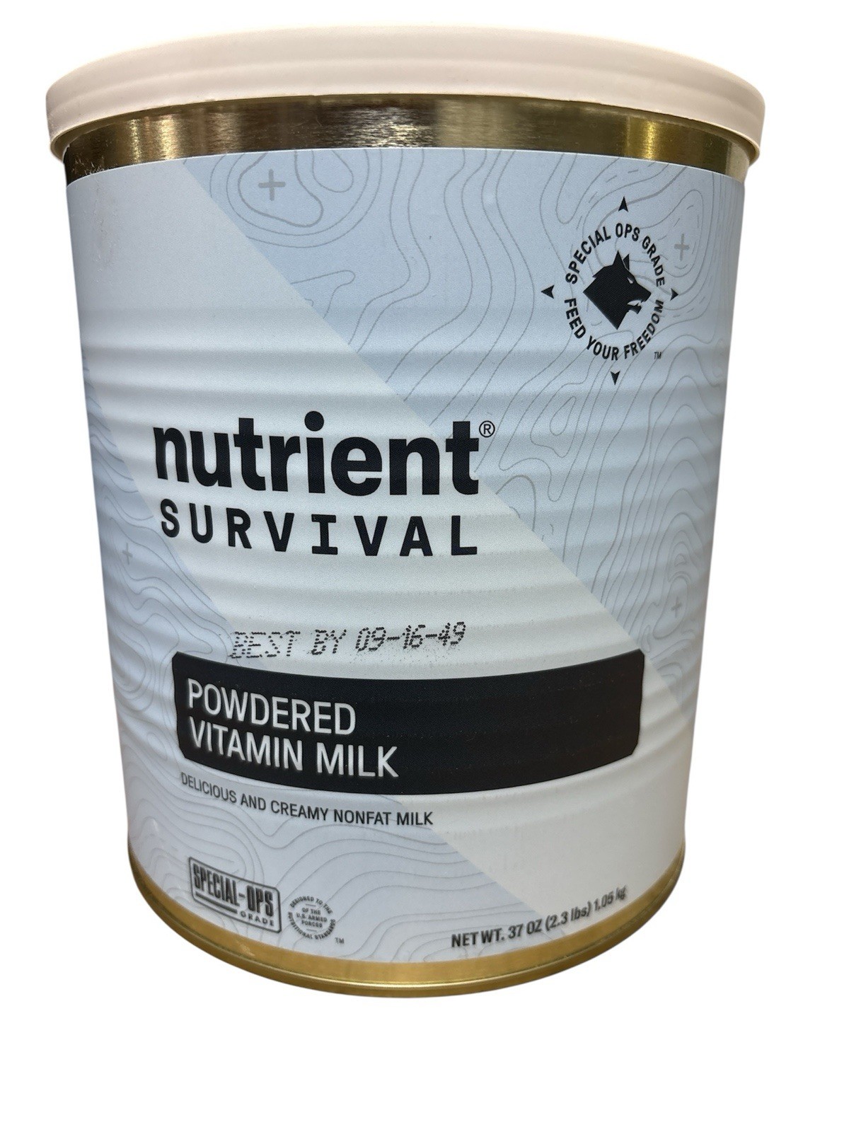 Vitamin Powdered Milk, Freeze Dried Prepper Supplies & Emergency Food Supply