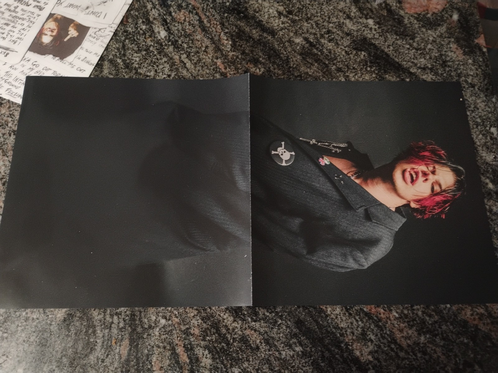 Yungblud signed autographed Pink Vinyl LP And Signed Photo (2 ITEMS SIgned!!)