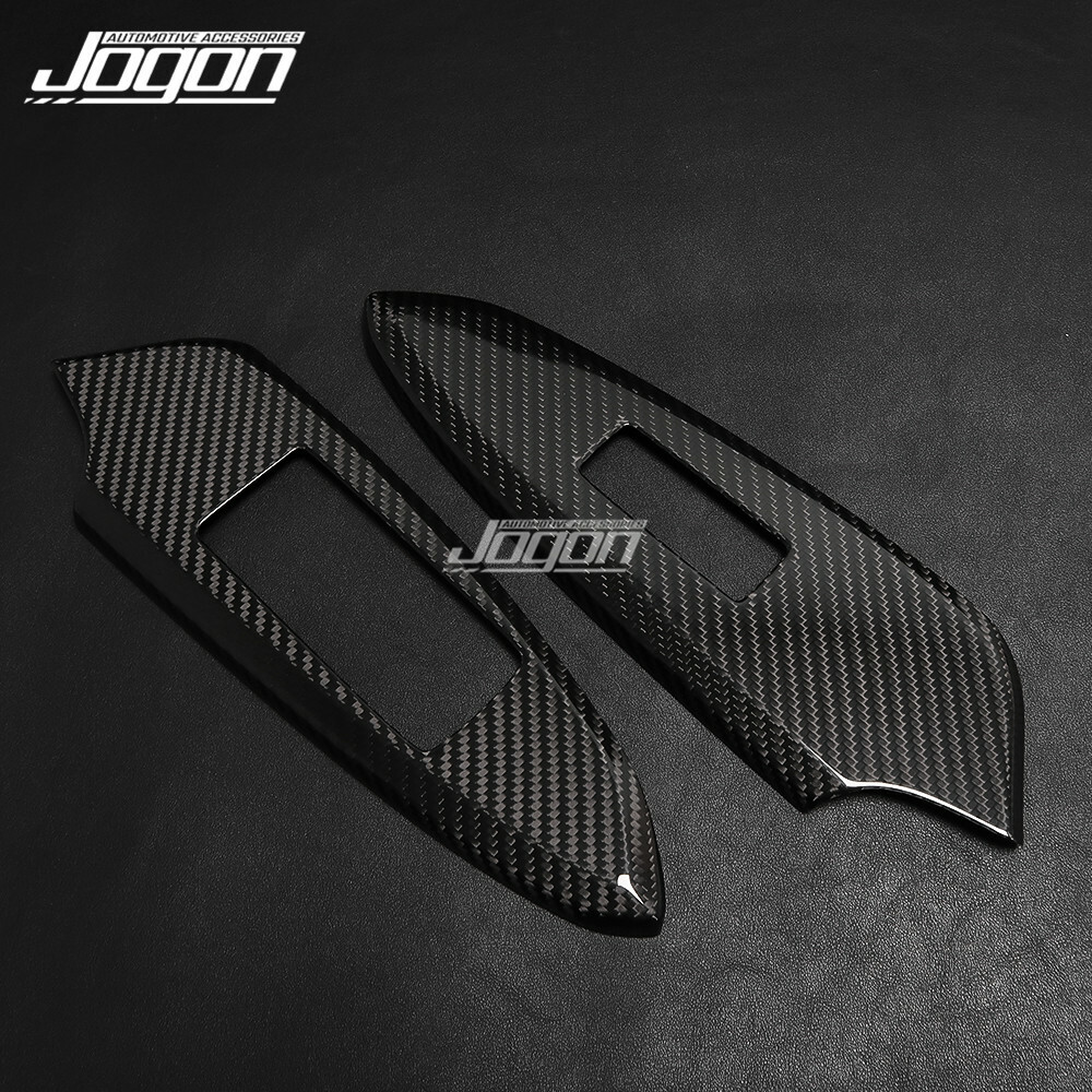 For Lexus RC200 RC300 350 RC F Inner Window Switch Button Panel Trim Real Carbon