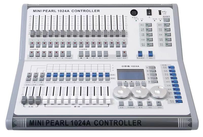 Dmx512 controller mini pearl 1024A stage light console 1024CH controller /case