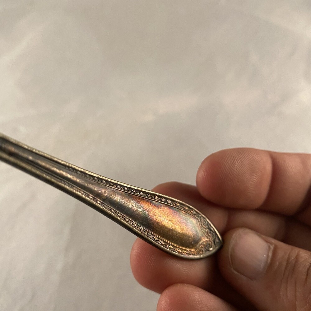 Community Plate Tea Spoon Sheraton Pattern Silverplated Silver Plated