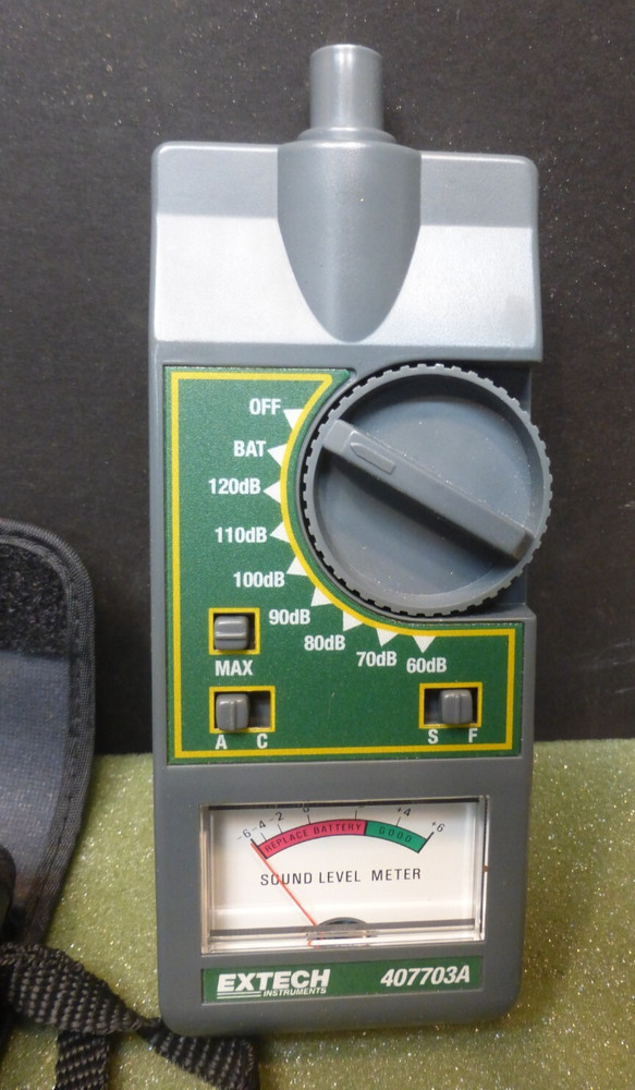 Extech Sound Level Meter-Case,Manual