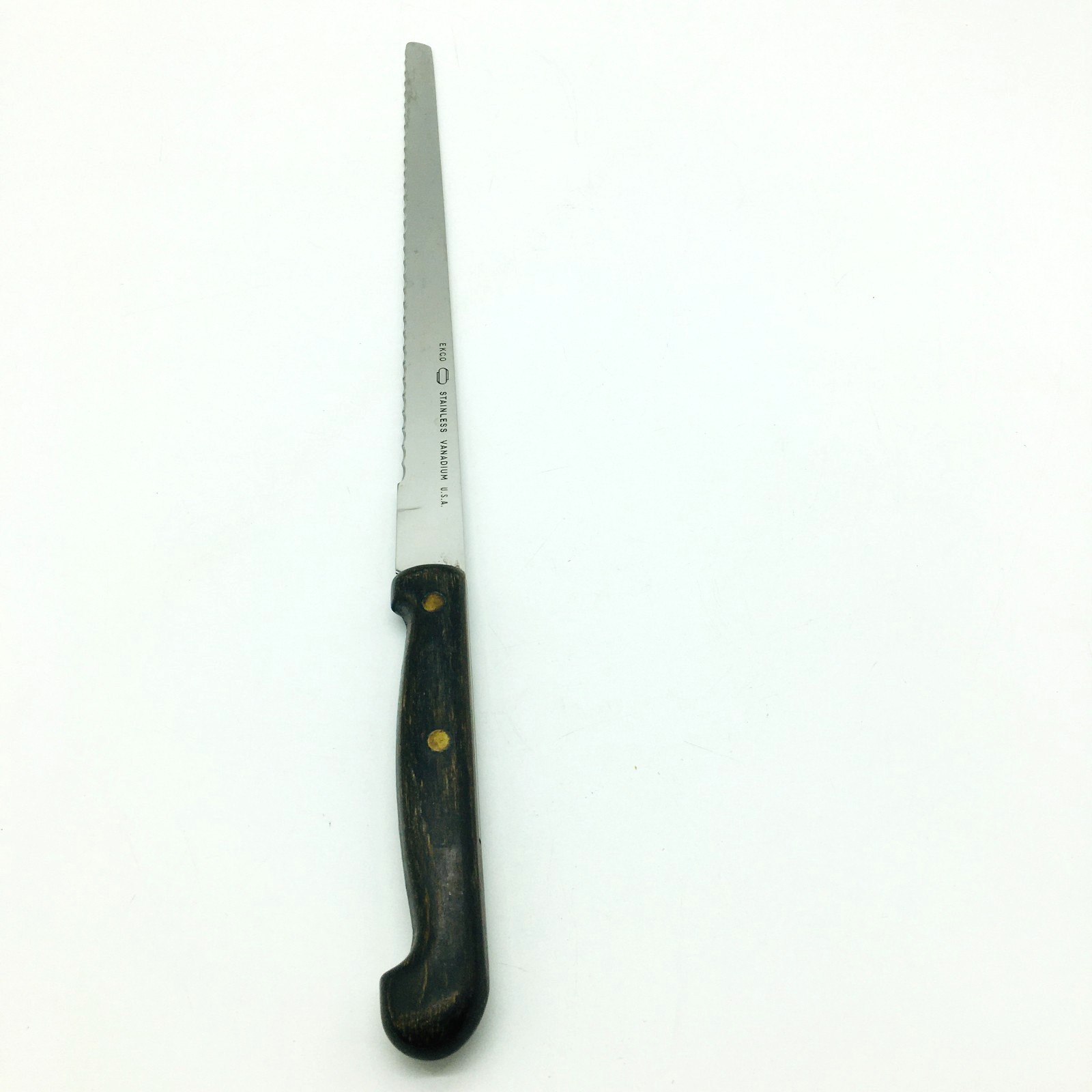 EKCO Stainless Vanadium Knife 14 In USA Vtg Cooking Bread Kitchen