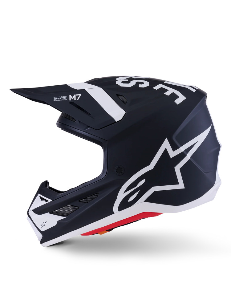 Alpinestars SM7 Dasher Helmet - Black/White Matt - Medium