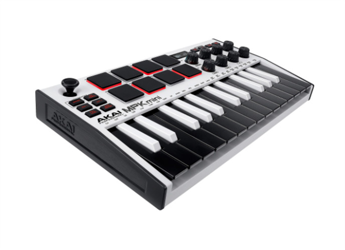OPEN BOX! Akai Pro MPK Mini MK3 25-Key MIDI Controller WHITE (MPKMINI3W)