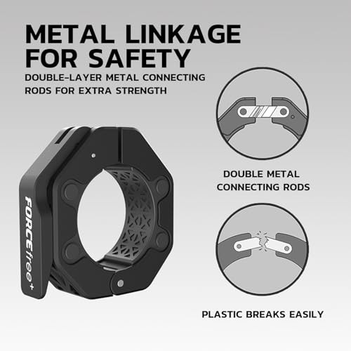 Quick Release Olympic Barbell Collars 2" (Pair) - Non-Slip Black