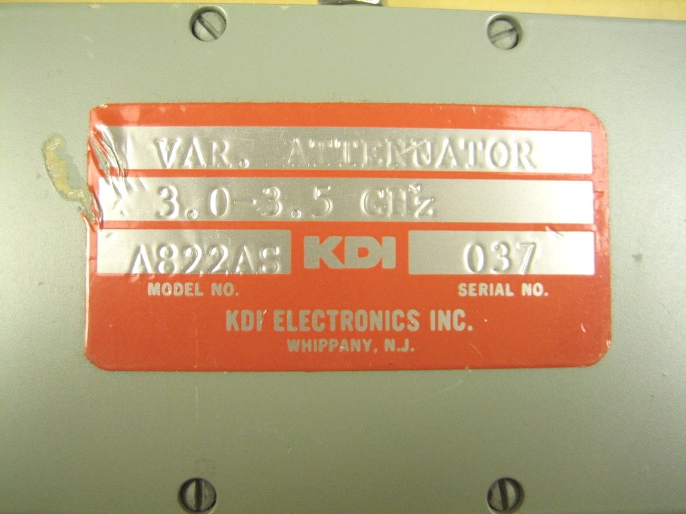 KDI Electronics Variable Attenuator A822AS