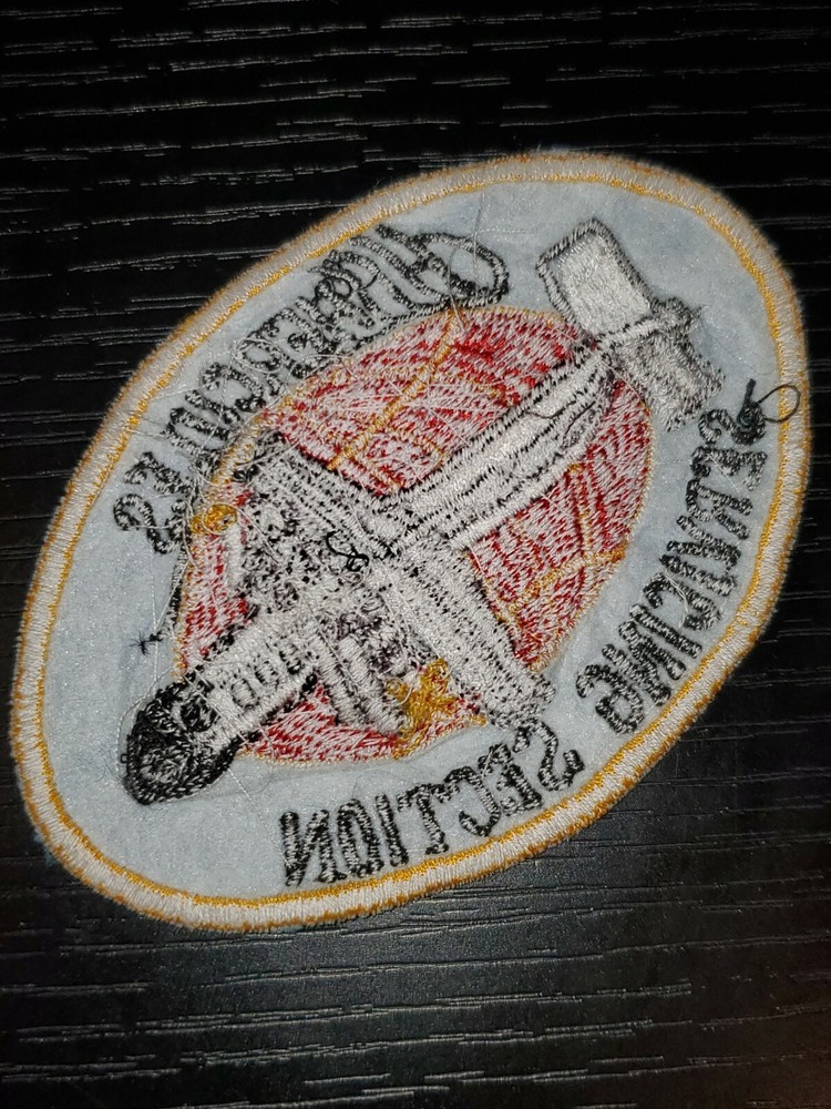 1960s 70s USAF Air Force Hercules Servicing Section Squadron Patch