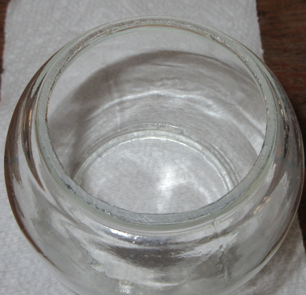 Lantern Clear Glass Replacement Globe 4" High Dietz