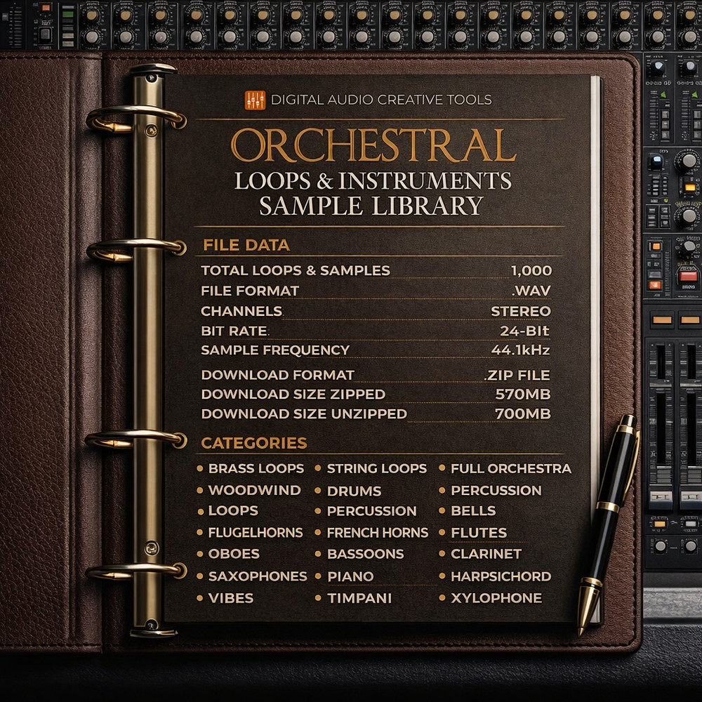 Orchestral Loops & Instruments Sample Library