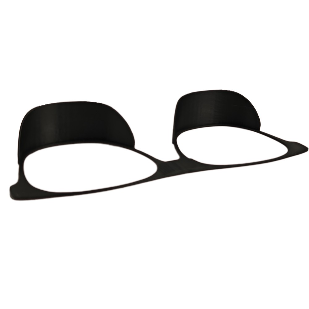 For Xreal One Black Screen Shade Lens Protector Bottom light shield